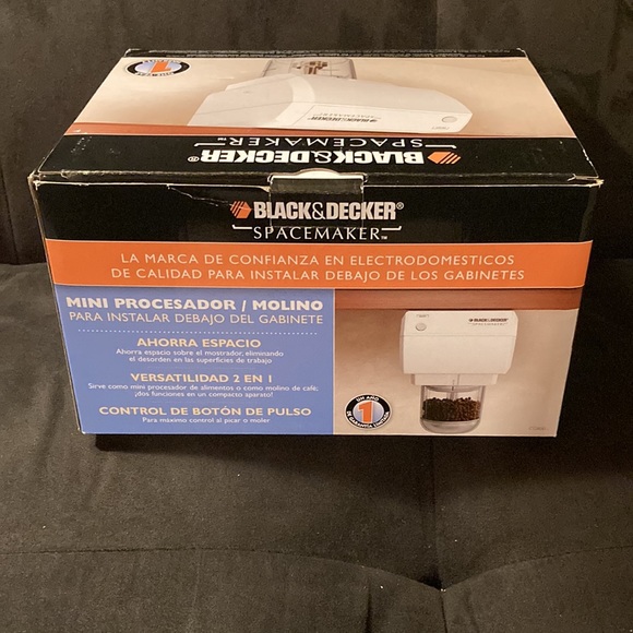 Black & Decker Spacemaker Under The Cabinet Mini Food Processor & Coffee Grinder - Picture 3 of 6